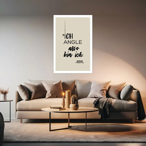 Pesca con imágenes personalizadas - Luego existo