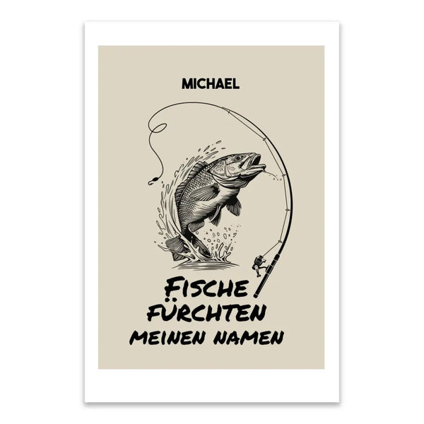 Imagen personalizada pesca - miedo a los peces