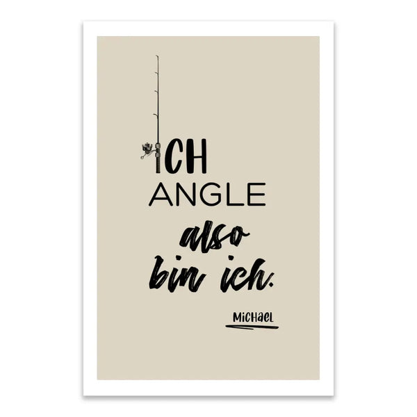 Pesca con imágenes personalizadas - Luego existo