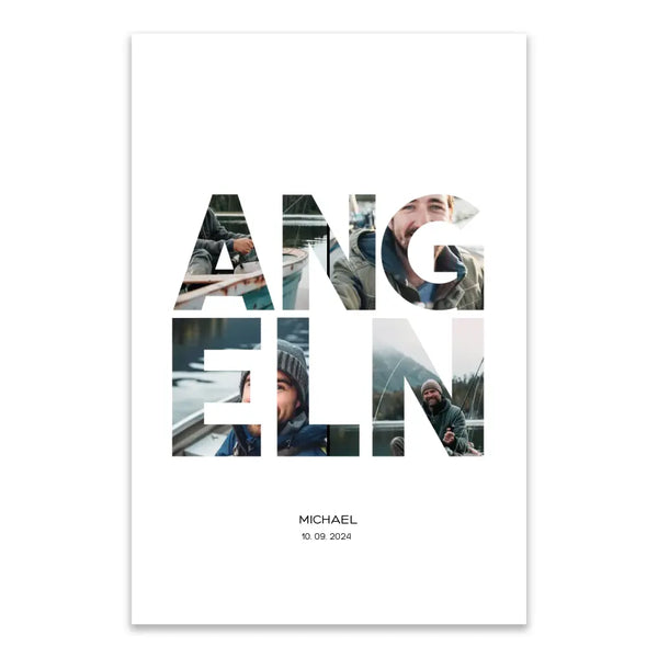 Pesca de imagen personalizada - imagen de palabra