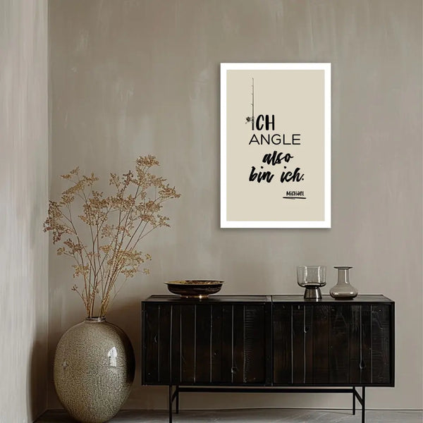 Pesca con imágenes personalizadas - Luego existo