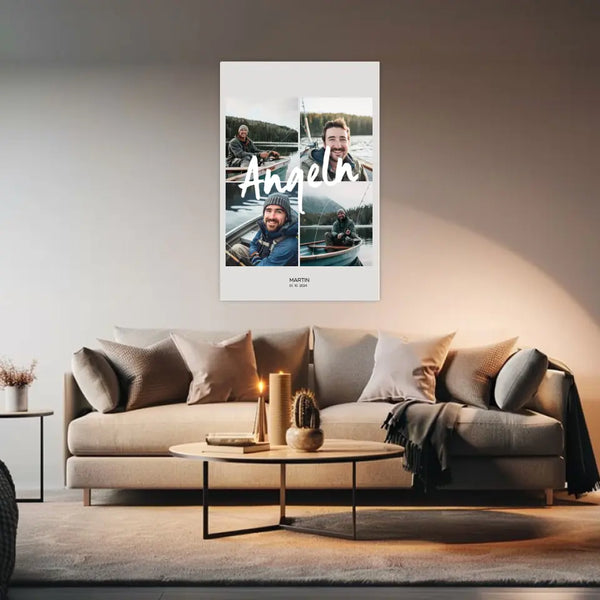 Imagen personalizada Pesca - Imagen de 4 fotos