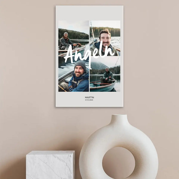 Imagen personalizada Pesca - Imagen de 4 fotos