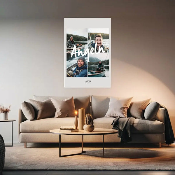 Imagen personalizada Pesca - Imagen de 4 fotos