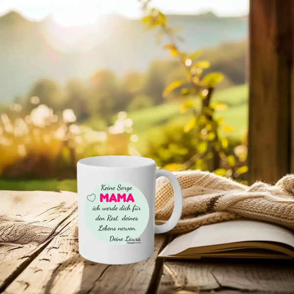 Taza personalizada del Día de la Madre - No te preocupes