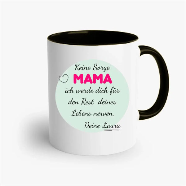 Taza personalizada del Día de la Madre - No te preocupes