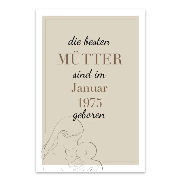 Cuadro personalizado Día de la Madre - Las mejores madres