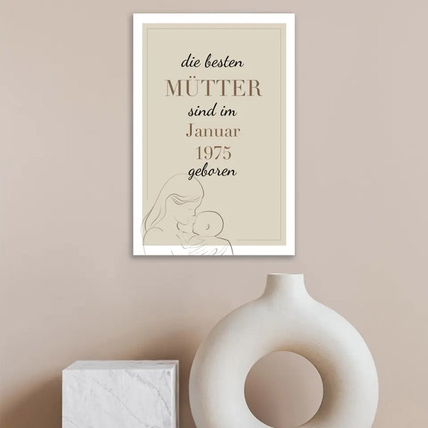 Cuadro personalizado Día de la Madre - Las mejores madres