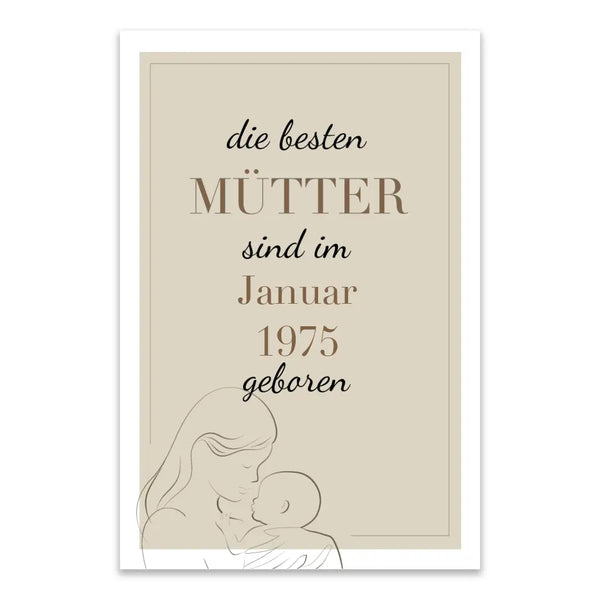 Cuadro personalizado Día de la Madre - Las mejores madres