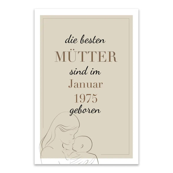 Cuadro personalizado Día de la Madre - Las mejores madres