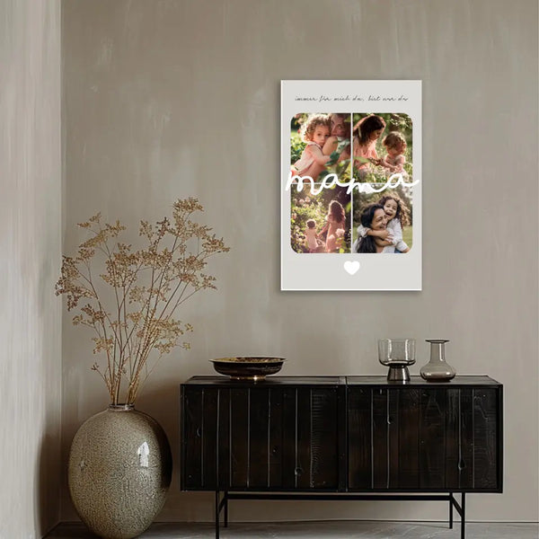 Cuadro personalizado Día de la Madre - 4 fotos