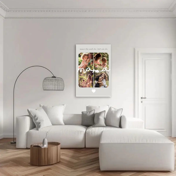 Cuadro personalizado Día de la Madre - 4 fotos
