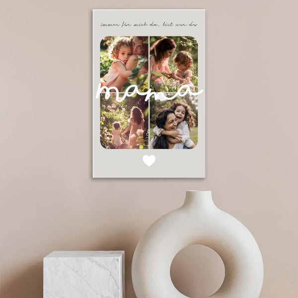 Cuadro personalizado Día de la Madre - 4 fotos