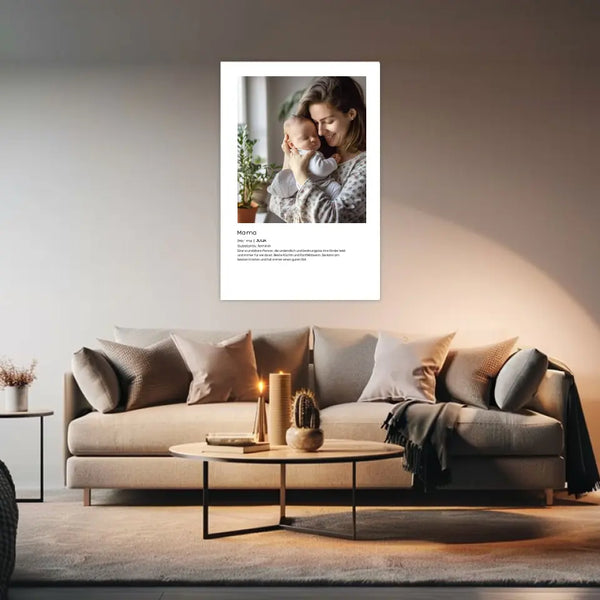 Cuadro personalizado Día de la Madre - cuadro definición