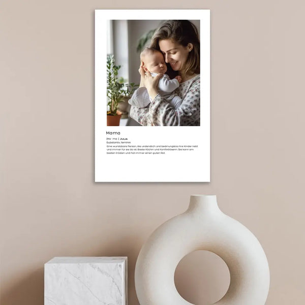 Cuadro personalizado Día de la Madre - cuadro definición