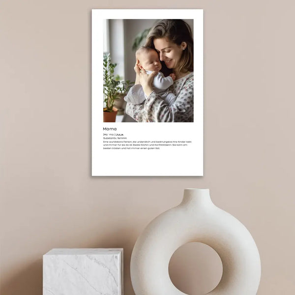 Cuadro personalizado Día de la Madre - cuadro definición
