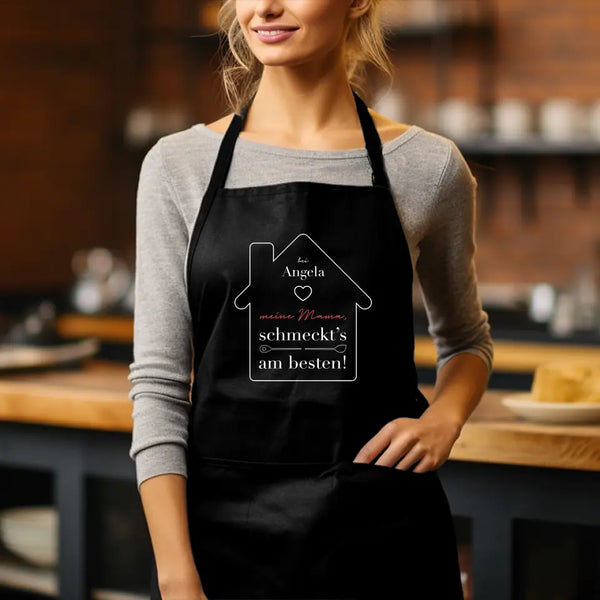 Delantal de barbacoa personalizado Día de la Madre: sabe mejor