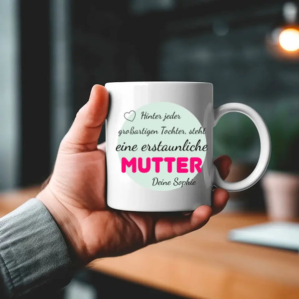 Taza personalizada para el Día de la Madre: Una mamá increíble