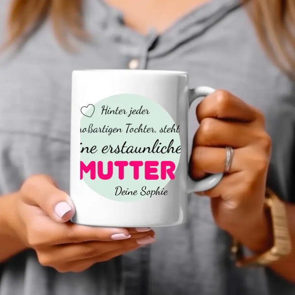 Taza personalizada para el Día de la Madre: Una mamá increíble