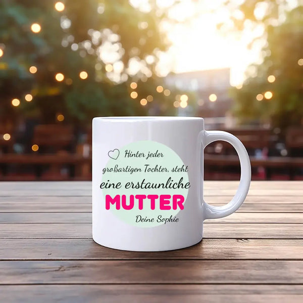 Taza personalizada para el Día de la Madre: Una mamá increíble