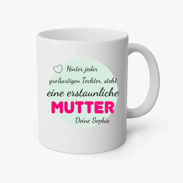 Taza personalizada para el Día de la Madre: Una mamá increíble