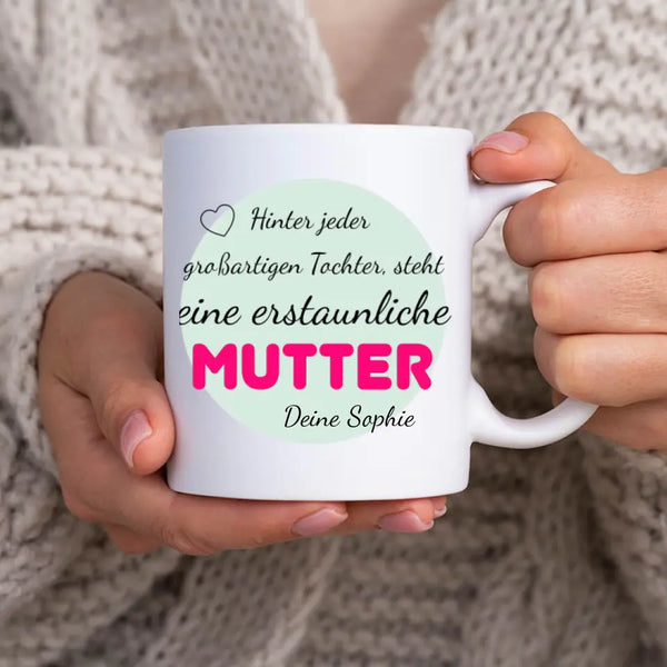Taza personalizada para el Día de la Madre: Una mamá increíble