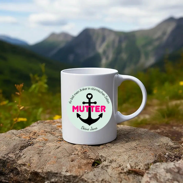 Taza personalizada del Día de la Madre - mi ancla