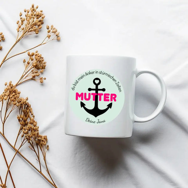 Taza personalizada del Día de la Madre - mi ancla