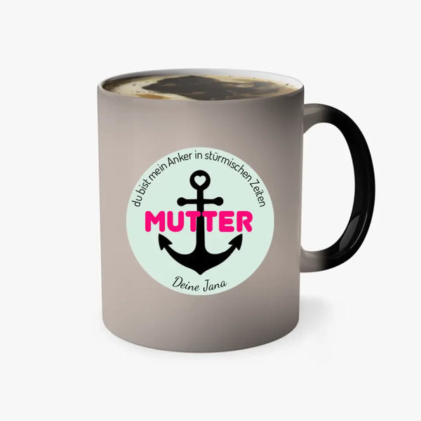 Taza personalizada del Día de la Madre - mi ancla