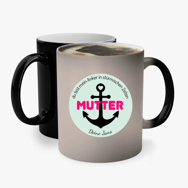 Taza personalizada del Día de la Madre - mi ancla