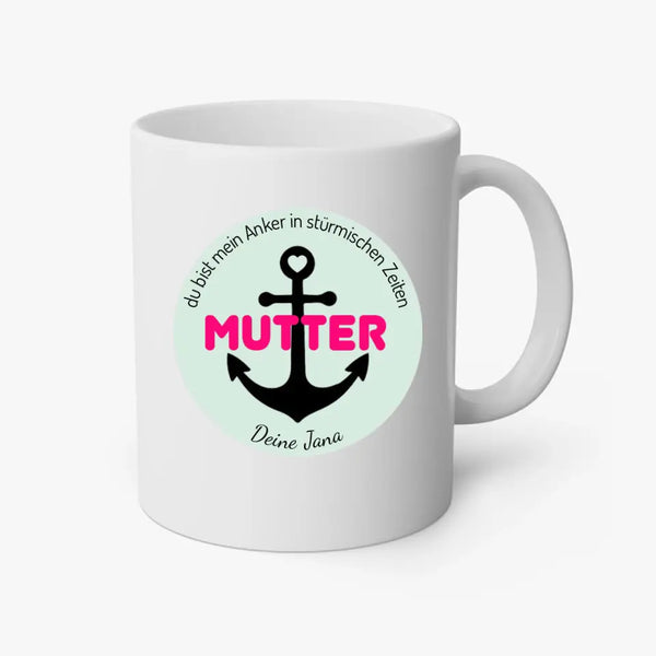 Taza personalizada del Día de la Madre - mi ancla