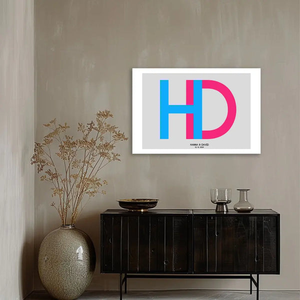 Boda con imagen personalizada - pareja con imagen inicial