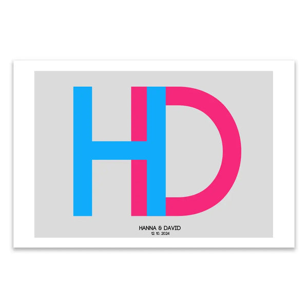 Boda con imagen personalizada - pareja con imagen inicial