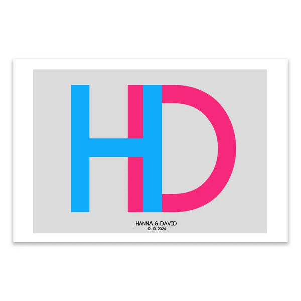 Boda con imagen personalizada - pareja con imagen inicial