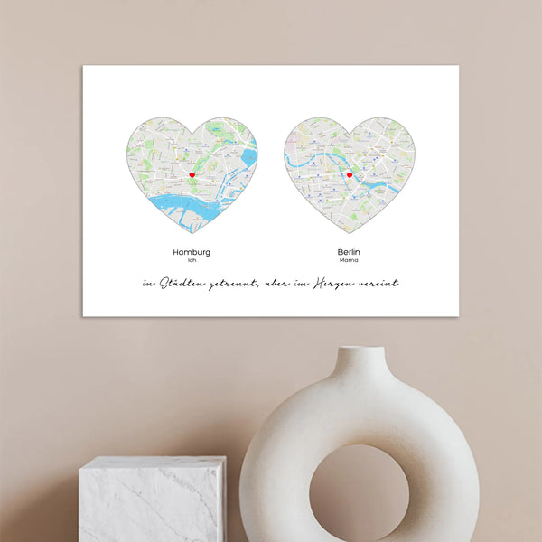 Cuadro personalizado Día de la Madre - Largas distancias