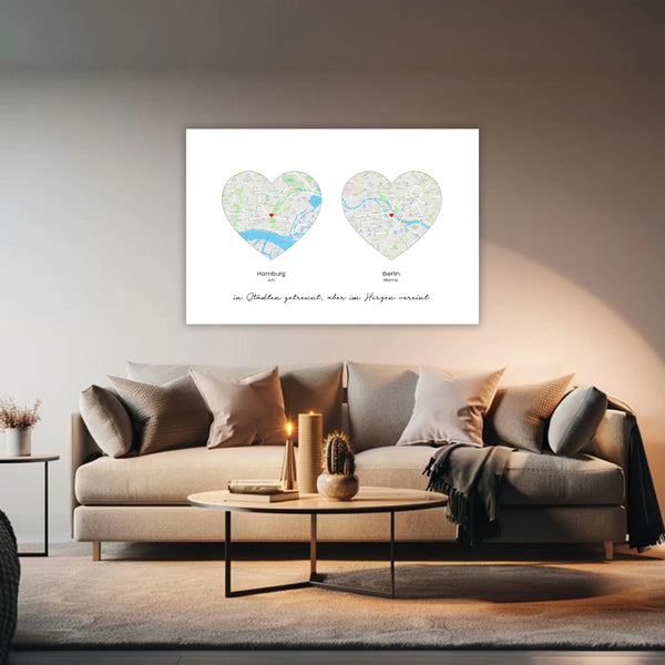 Cuadro personalizado Día de la Madre - Largas distancias