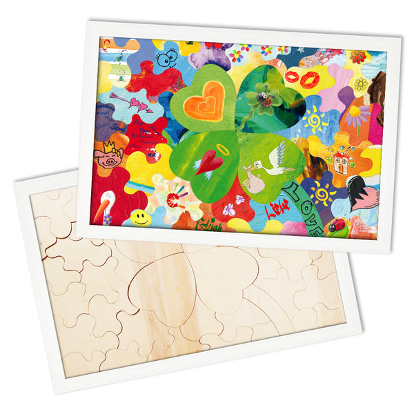 Juego de bodas corazón de boda para recortar