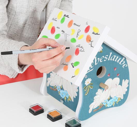 Juego de bodas corazón de boda para recortar