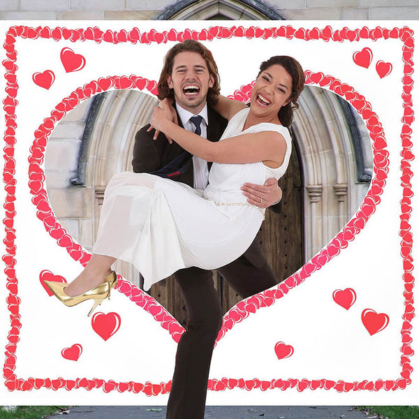 Juego de bodas corazón de boda para recortar