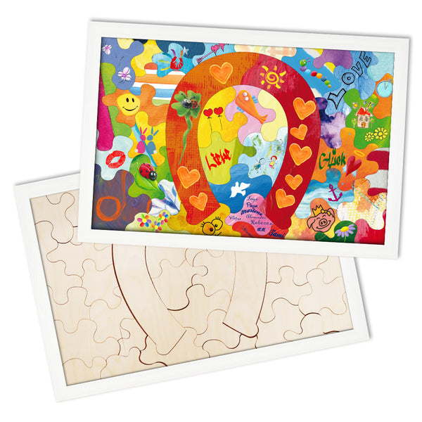 Juego de bodas corazón de boda para recortar