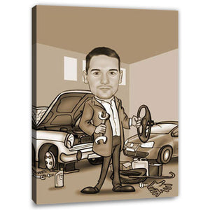 Karikatur vom Foto - Werkstatt SE (ca200se) - Lustige individuelle Karikatur vom eigenen Foto