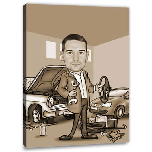 Karikatur vom Foto - Werkstatt SE (ca200se) - Lustige individuelle Karikatur vom eigenen Foto