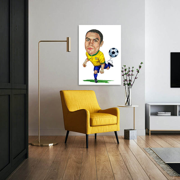 Karikatur vom Foto - Hackentrick (ca2032) - Lustige individuelle Karikatur vom eigenen Foto