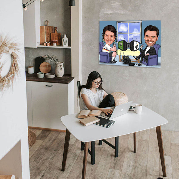 Karikatur vom Foto - Multimedia (ca400) - Lustige individuelle Karikatur vom eigenen Foto