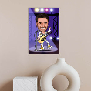 Karikatur vom Foto - Showact live (ca513) - Lustige individuelle Karikatur vom eigenen Foto