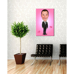 Karikatur vom Foto - Hochzeit (ca609man) - Lustige individuelle Karikatur vom eigenen Foto