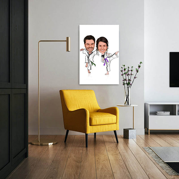 Karikatur vom Foto - carate (ca632) - Lustige individuelle Karikatur vom eigenen Foto