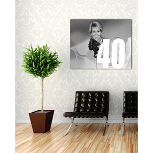 Karikatur vom Foto - Alt werden ohne Altern SW (ca669sw) - Lustige individuelle Karikatur vom eigenen Foto