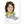 Cargar imagen en el visor de la galería, Karikatur vom Foto - Frau mit Herzplätzchen (cdi122) - Lustige individuelle Karikatur vom eigenen Foto
