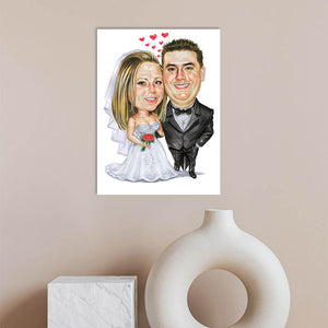 Karikatur vom Foto - Tag X (cdi176) - Lustige individuelle Karikatur vom eigenen Foto